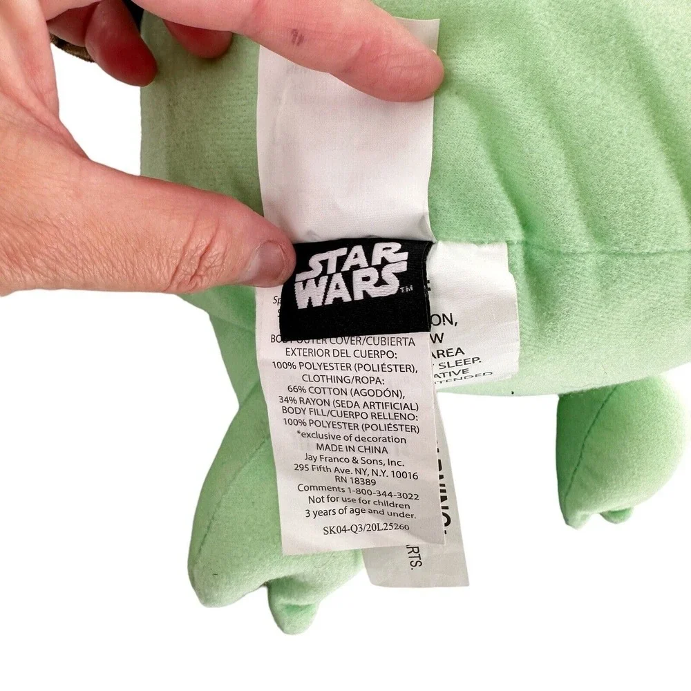 Star Wars Baby Yoda The Child Grogu Plush Decorative Pillow Jay Franco‎ 20